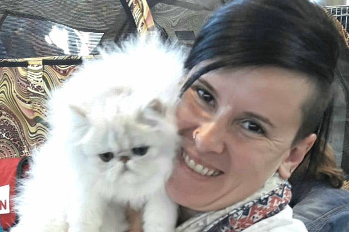 Portrait Daniela Allmer mit Layla
